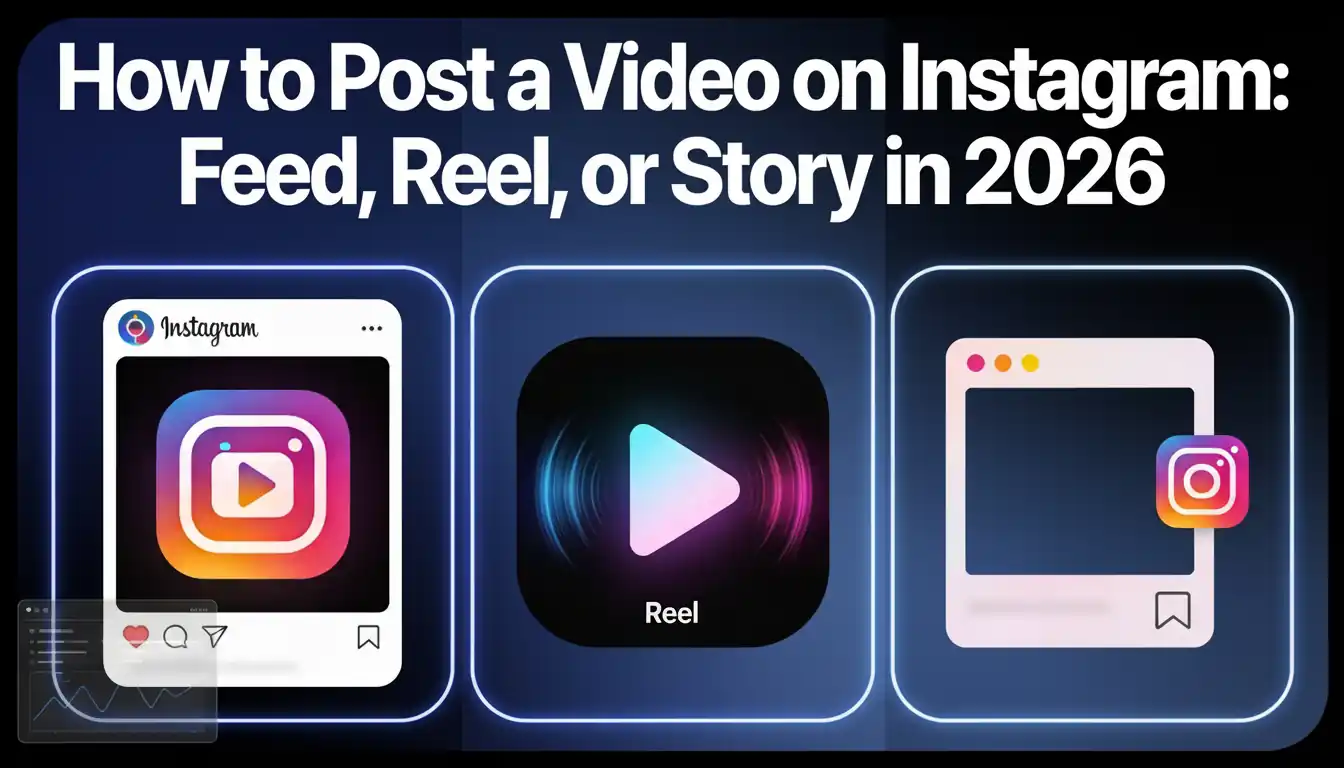 How to Post a Video on Instagram: Feed, Reel, or Story in 2026