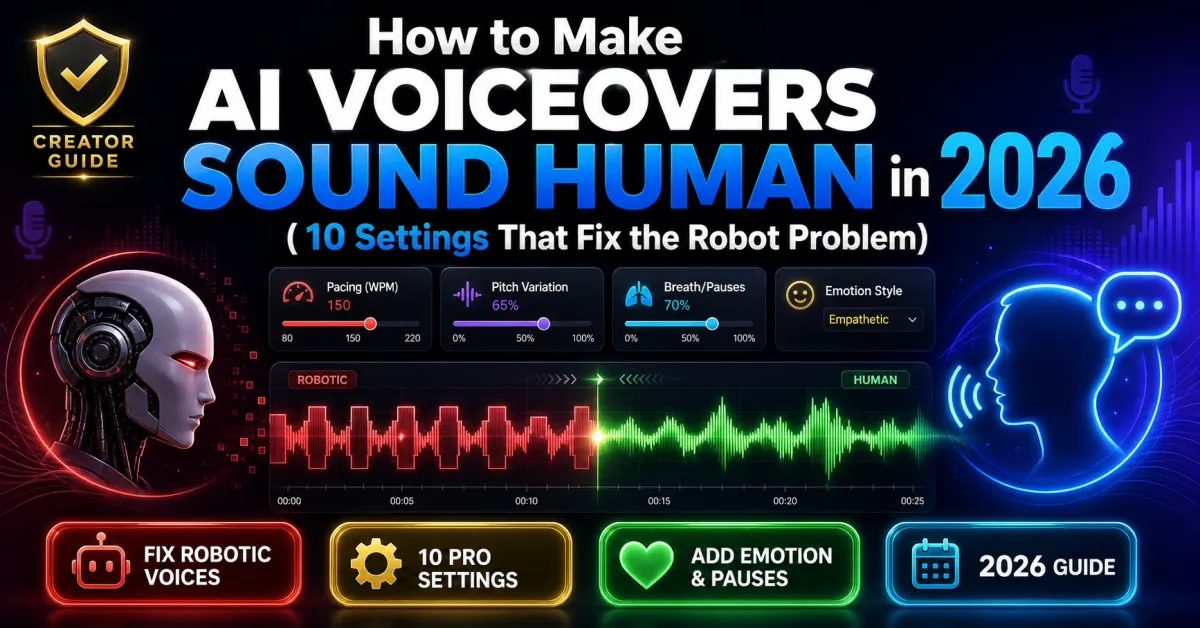 how to make ai voice sound natural