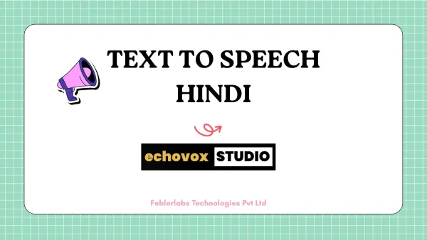 Text to speech hindi