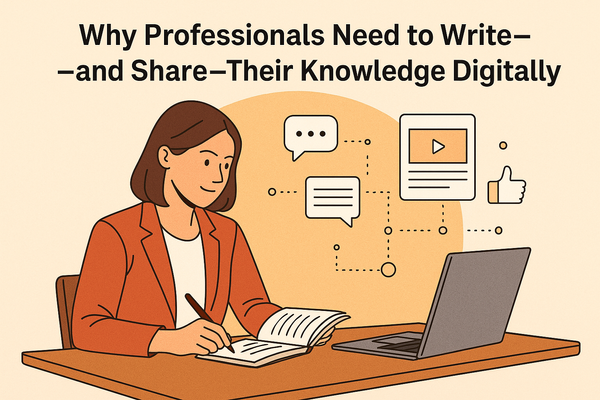 Why Professionals Need to Write — and Share — Their Knowledge Digitally