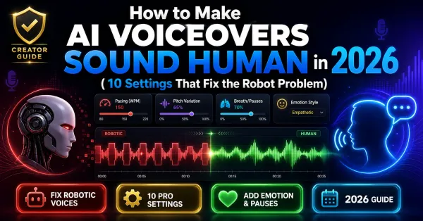 how to make ai voice sound natural